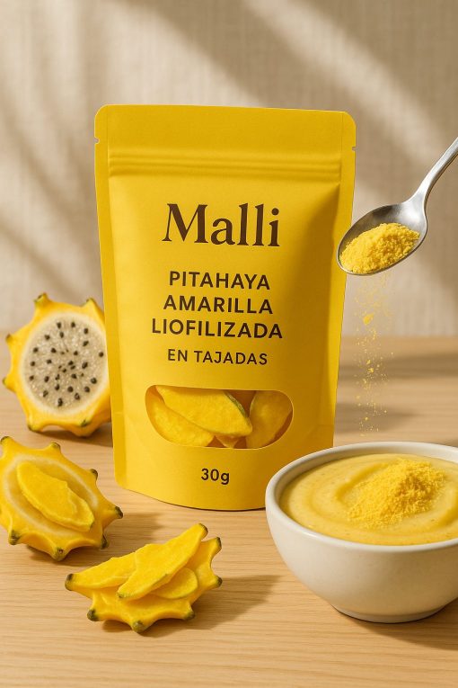 Pitahaya Amarilla Liofilizada, 30 gr